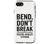 Bend Don't Break Ehlers-Danlos Conciencia fuerte de la cebra Carcasa para iPhone SE (2020) / 7 / 8