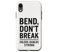 Bend Don't Break Ehlers-Danlos Conciencia fuerte de la cebra Carcasa para iPhone XR