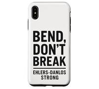Bend Don't Break Ehlers-Danlos Conciencia fuerte de la cebra Carcasa para iPhone XS Max