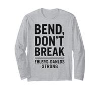 Bend Don't Break Ehlers-Danlos Conciencia fuerte de la cebra Manga Larga