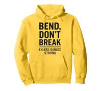 Bend Don't Break Ehlers-Danlos Conciencia fuerte de la cebra Sudadera con Capucha