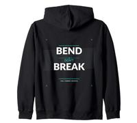 Bend Dont Break - Regalo de Resistencia de Fuerza de Yoga Sudadera con Capucha