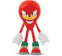 Bend-Ems Sonic The Hedgehog Knuckles Figura - Figura de acción articulable y flexible para niños y coleccionistas