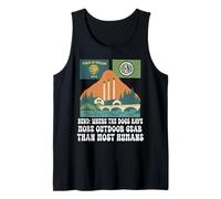 Bend Oregon Retro-Vintage Dog Lover hombres y mujeres Camiseta sin Mangas
