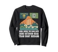 Bend Oregon Retro-Vintage Dog Lover hombres y mujeres Sudadera