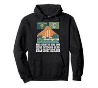 Bend Oregon Retro-Vintage Dog Lover hombres y mujeres Sudadera con Capucha