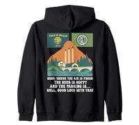 Bend Oregon Retro-Vintage Montañas y Cerveza para los amantes de la naturaleza Sudadera con Capucha