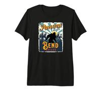 Bend Oregon USA Sasquatch - Recuerdo de pie Grande Camiseta Premium
