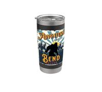 Bend Oregon USA Sasquatch - Recuerdo de pie grande Vaso térmico de acero inoxidable de doble pared