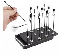 Bendable Painting Stand Base, Secure Alligator Clips Stand, Magnetic Hobby Stands Set, Airbrush Craft Holder with Multi Use Painting Support for Card Memo Photo Spray 6.5x4.1in