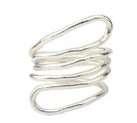Bendable Snake Necklace, Twistable Adjustable Snake Choker, 6x90cm Multi-Purpose Snake Necklace, Flexible Adjustable Snake Choker For Women, Accessories for Women and Girls (Silver)