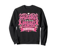 Bendecida de ser Llamada Pink Butterfly, sobreviviente de un cáncer de Mama Sudadera