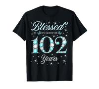 Bendecida por Dios para una Reina Que Cumple 102 años Camiseta