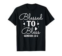 Bendecido para Bendecir - Génesis 12:2 Arte Motivacional Camiseta
