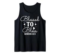 Bendecido para Bendecir - Génesis 12:2 Arte Motivacional Camiseta sin Mangas