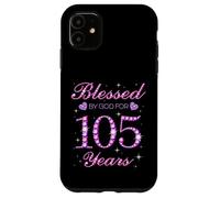 Bendecido por Dios para la Fiesta de 105 cumpleaños de un niño de 105 años Carcasa para iPhone 11