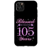 Bendecido por Dios para la Fiesta de 105 cumpleaños de un niño de 105 años Carcasa para iPhone 11 Pro MAX