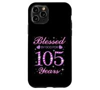 Bendecido por Dios para la Fiesta de 105 cumpleaños de un niño de 105 años Carcasa para iPhone 11 Pro