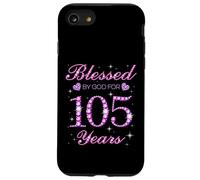Bendecido por Dios para la Fiesta de 105 cumpleaños de un niño de 105 años Carcasa para iPhone SE (2020) / 7/8