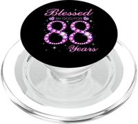 Bendecido por Dios para la Fiesta de 88 cumpleaños de un niño de 88 años PopSockets PopGrip para MagSafe