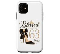 Bendecido por Dios para la Reina de 63 años, Fiesta de cumpleaños número 63 Carcasa para iPhone 11