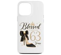 Bendecido por Dios para la Reina de 63 años, Fiesta de cumpleaños número 63 Carcasa para iPhone 13 Pro MAX