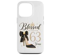 Bendecido por Dios para la Reina de 63 años, Fiesta de cumpleaños número 63 Carcasa para iPhone 13 Pro
