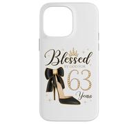 Bendecido por Dios para la Reina de 63 años, Fiesta de cumpleaños número 63 Carcasa para iPhone 14 Pro MAX
