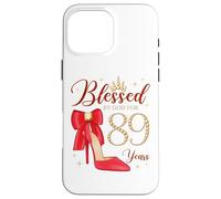 Bendecido por Dios para la Reina de 89 años de la Fiesta de cumpleaños número 89 Carcasa para iPhone 16 Pro MAX