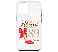 Bendecido por Dios para la Reina de 89 años de la Fiesta de cumpleaños número 89 Carcasa para iPhone 12/12 Pro