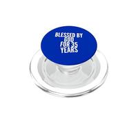 Bendecido por Dios para niños de 35 años, Gran Fiesta de cumpleaños PopSockets PopGrip para MagSafe