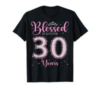 Bendecido por Dios para Personas de 30 años, 30 cumpleaños, 30 cumpleaños Camiseta