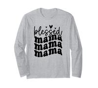 Bendecido Retro Vintage otoño Acción de Gracias Cosecha papá mamá Manga Larga