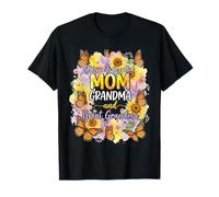 Bendecidos de ser llamados Mamá y Abuela Flowers Día de la Madre Camiseta