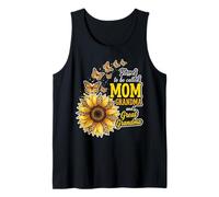 Bendecidos de ser llamados Mamá y Abuela Sunflower Día de la Madre Camiseta sin Mangas