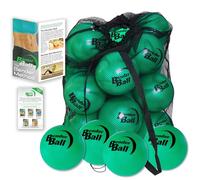 Bender Ball Kit oficial del club (juego de 25), pelota de pilates suave original de 9 pulgadas, pelota de ejercicio pequeña para barra, yoga, estabilidad, abdominales, núcleo, terapia física, bolsa de