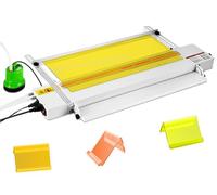 Bender de plástico de PVC acrílico de 24 pulgadas, 0-85 ℃ Máquina de flexión de lámina de plástico con longitud y ángulo ajustable, calentador de doblador de tira acrílica de 60 cm