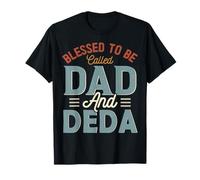 BENDICIDO para SER Llamado PAPÁ Y DEDA Retro Día del Padre Camiseta
