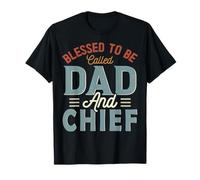 BENDICIDO para SER Llamado PAPÁ Y Jefe Retro Día del Padre Camiseta