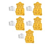 Bendición del año de la serpiente molde de galletas prensable galletas estampadas herramientas de repostería cortador de galletas cortador de galletas duradero serpiente año galletas bendiciones