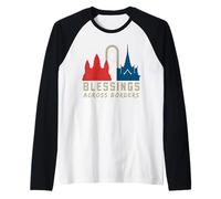 Bendición Transfronteriza Conflicto Tailandia Camboya Paz Orar Camiseta Manga Raglan
