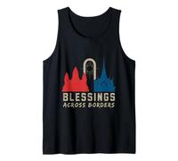 Bendición Transfronteriza Conflicto Tailandia Camboya Paz Orar Camiseta sin Mangas