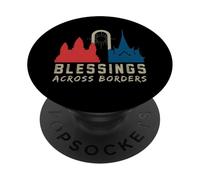 Bendición Transfronteriza Conflicto Tailandia Camboya Paz Orar PopSockets PopGrip Adhesivo
