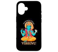 Bendiciones Divinas: Vishnu Colorido Carcasa para iPhone 16