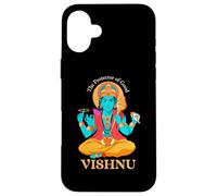 Bendiciones Divinas: Vishnu Colorido Carcasa para iPhone 16 Plus