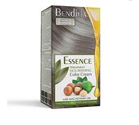 Bendida Coloración Permanente 120 ml con Aceite de Macadamia y Oxidante 6% | Cobertura 100% de canas & brillo duradero | Tinte Permanente | color crema nutritiva (7.2 Rubio medio perla)