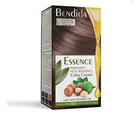 Bendida Coloración Permanente 120 ml con Aceite de Macadamia y Oxidante 6% | Cobertura 100% de canas & brillo duradero | Tinte Permanente | color crema nutritiva (6.7 Café Chocolatado)