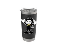 Bendie Demon Little Devil Darlin 'Vintage Cartoon Vaso térmico de acero inoxidable de doble pared