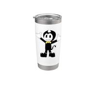 Bendie Demon Little Devil Darlin 'Vintage Cartoon Vaso térmico de acero inoxidable de doble pared