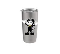 Bendie Demon Little Devil Darlin 'Vintage Cartoon Vaso térmico de acero inoxidable de doble pared